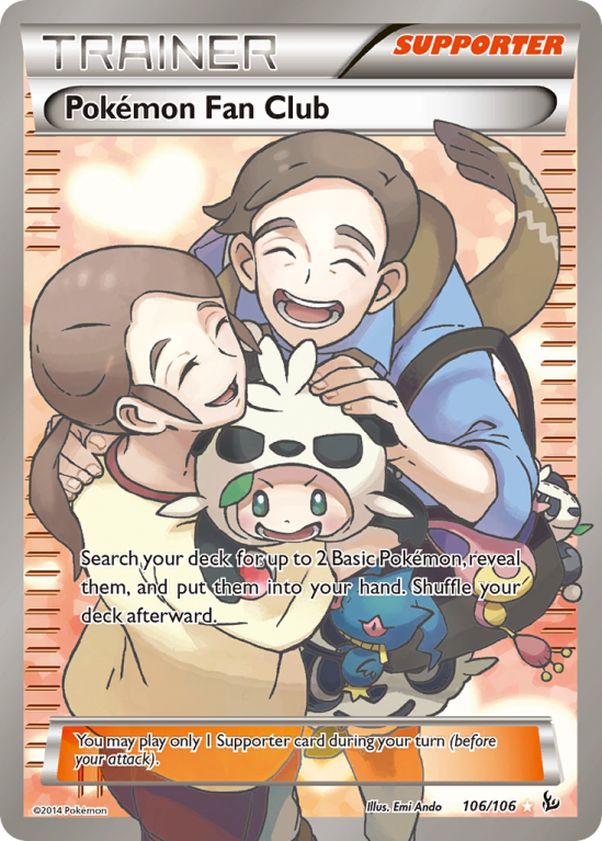 Pokémon Fan Club 106/106 XY Flashfire