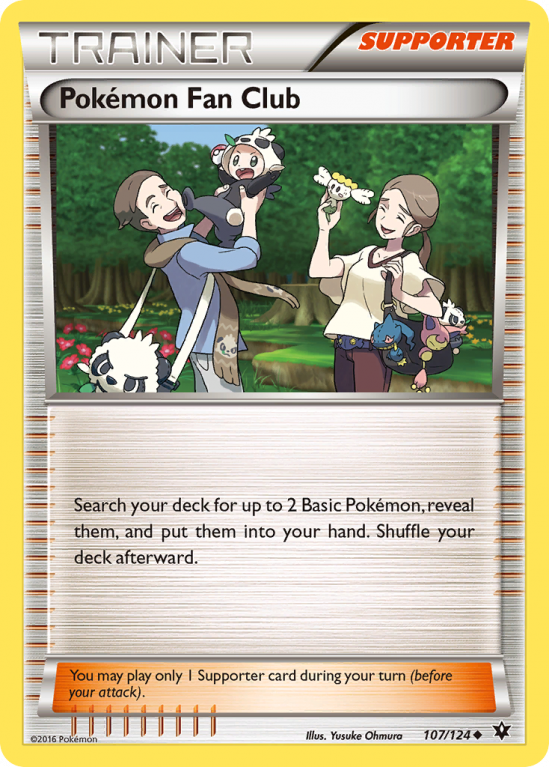 Pokémon Fan Club 107/124 XY Fates Collide
