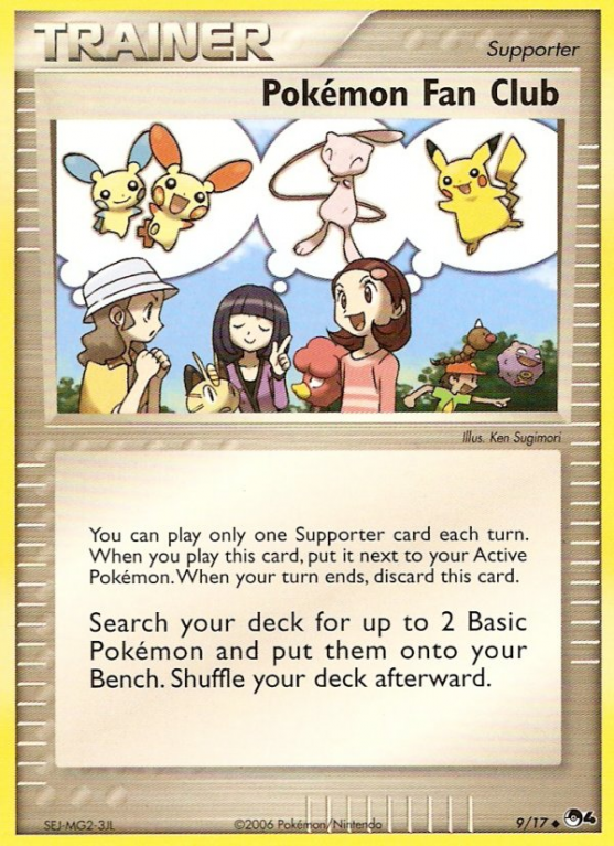 Pokémon Fan Club 9/17 POP POP Series 4