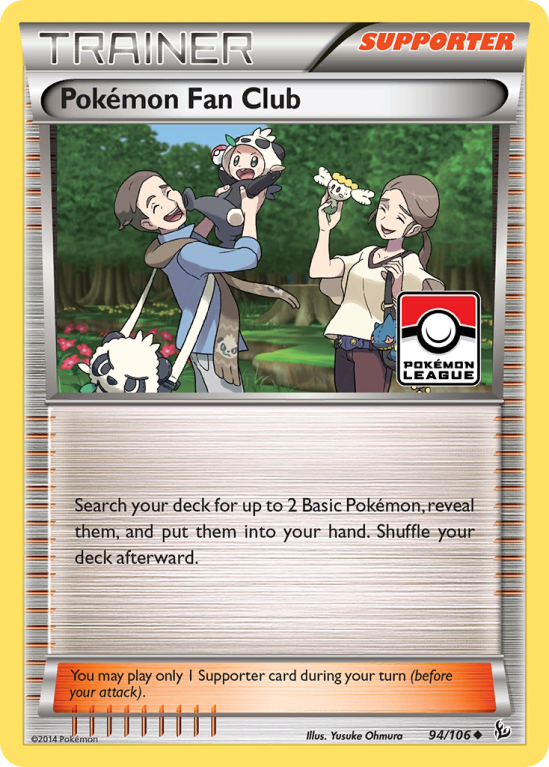 Pokémon Fan Club 94/106 XY Flashfire