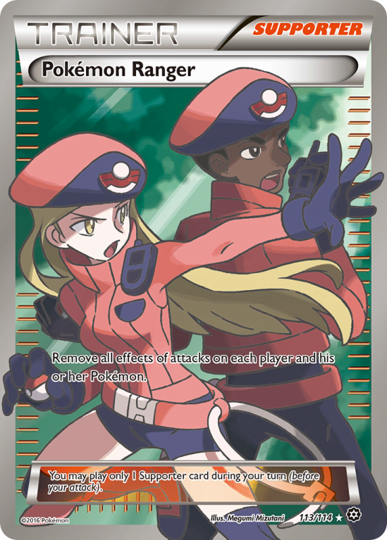 Pokémon Ranger 113/114 XY Steam Siege