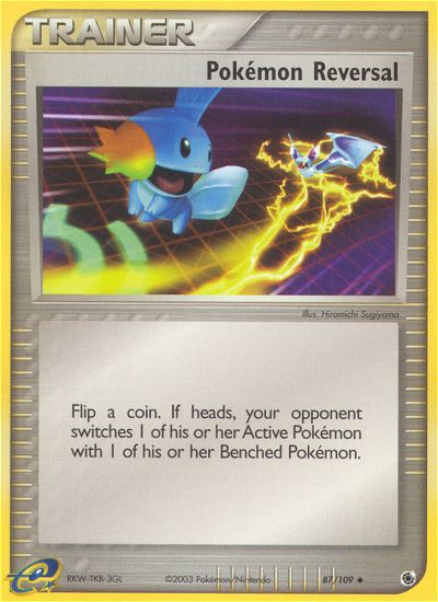 Pokémon Reversal 87/109 EX Ruby & Sapphire