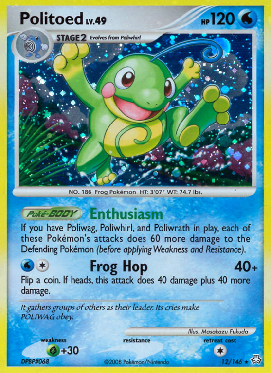 Politoed 12/146 Diamond & Pearl Legends Awakened