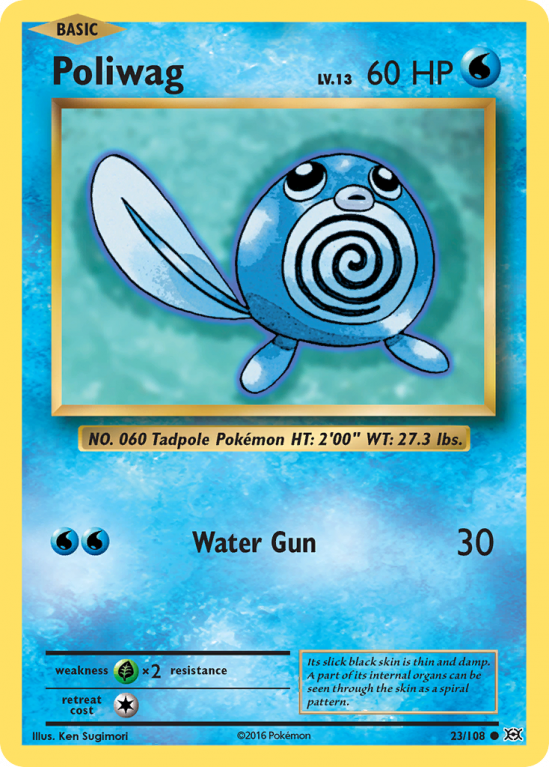 Poliwag 23/108 XY Evolutions