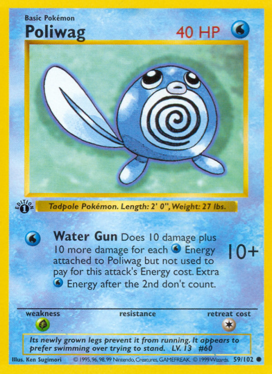 Poliwag 59/102 Base Base Set