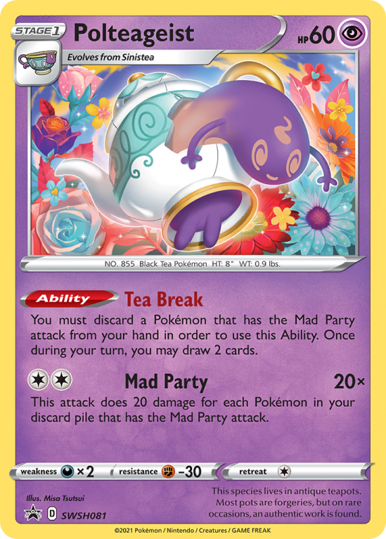 Polteageist SWSH081/103 Sword & Shield SWSH Black Star Promos