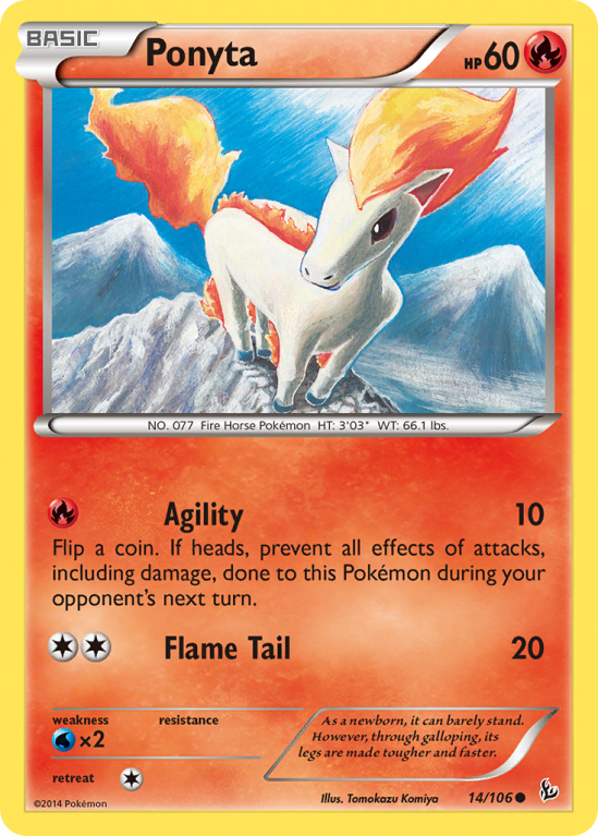 Ponyta 14/106 XY Flashfire
