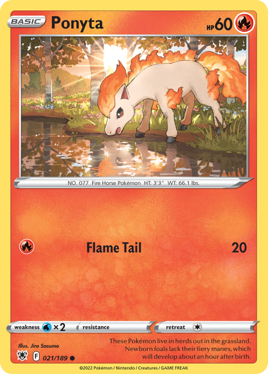 Ponyta 21/189 Sword & Shield Astral Radiance