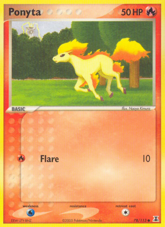 Ponyta 78/113 EX Delta Species