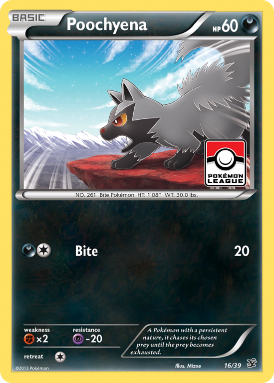 Poochyena 16/39 XY Kalos Starter Set