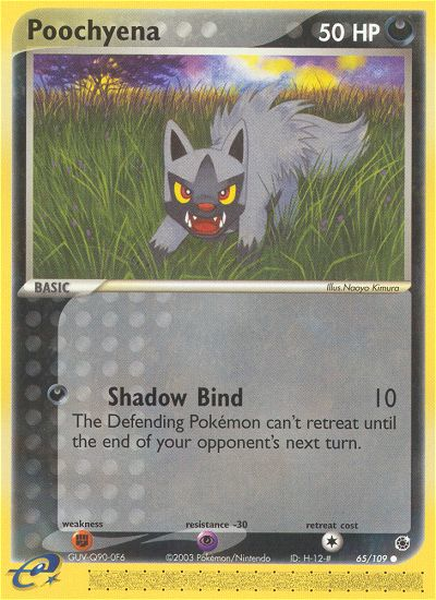 Poochyena 65/109 EX Ruby & Sapphire