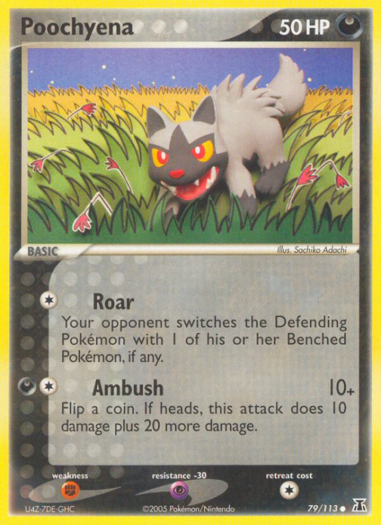 Poochyena 79/113 EX Delta Species