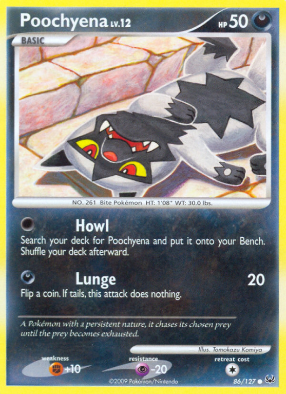 Poochyena 86/127 Platinum Platinum