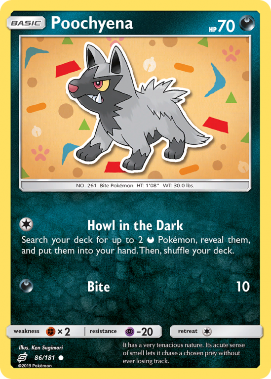 Poochyena 86/181 Sun & Moon Team Up