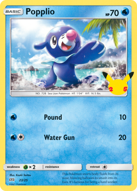 Popplio 23/25 Other McDonald's Collection 2021