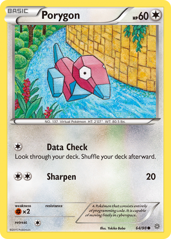 Porygon 64/98 XY Ancient Origins