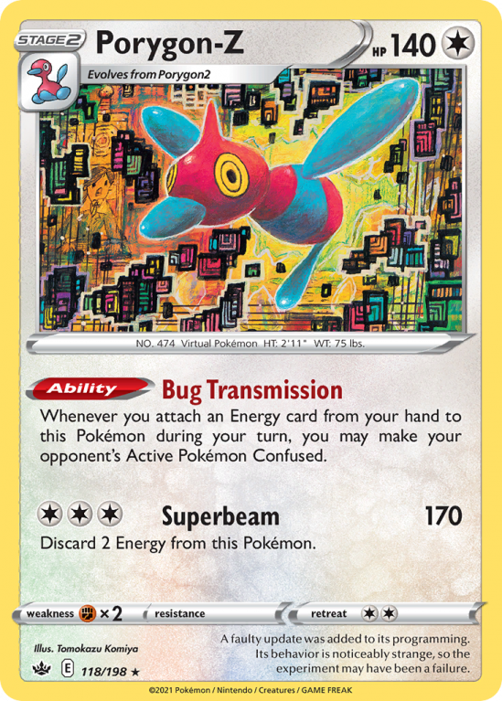 Porygon-Z 118/198 Sword & Shield Chilling Reign