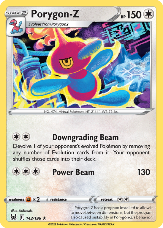 Porygon-Z 142/196 Sword & Shield Lost Origin