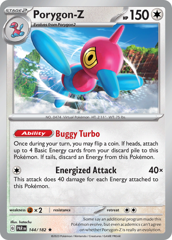 Porygon-Z 144/182 Scarlet & Violet Paradox Rift
