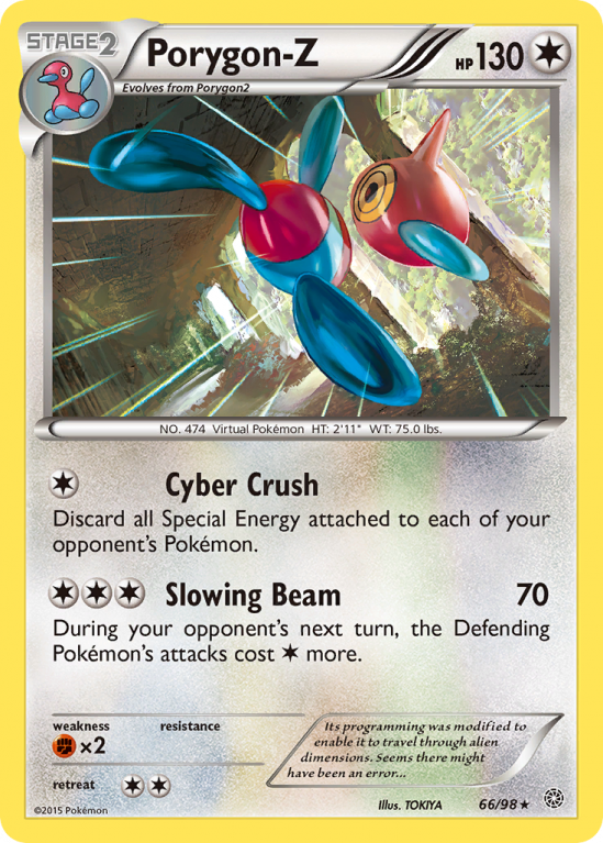 Porygon-Z 66/98 XY Ancient Origins