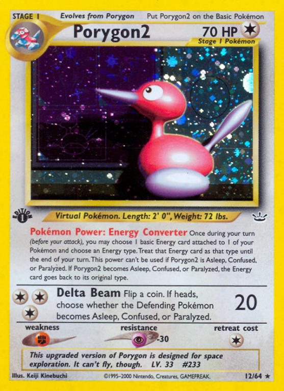 Porygon2 12/66 Neo Neo Revelation