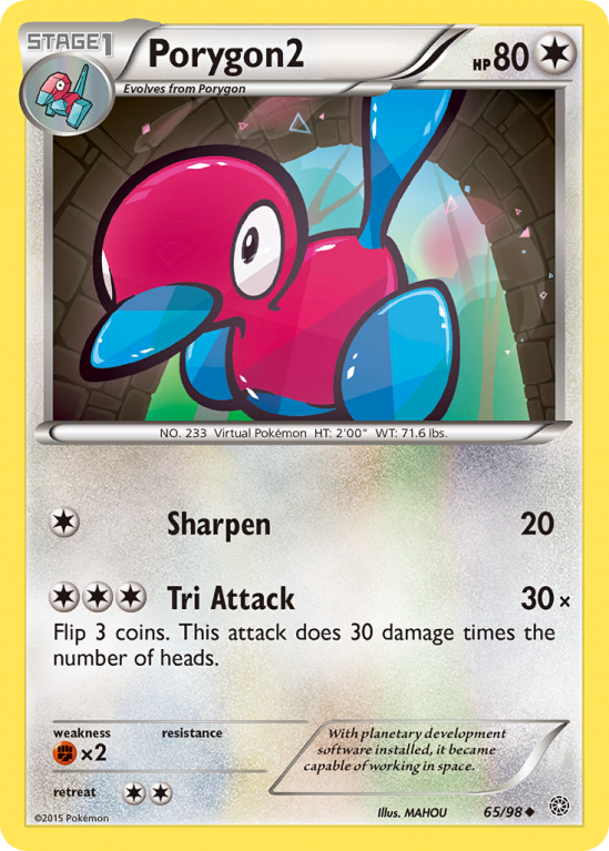 Porygon2 65/98 XY Ancient Origins