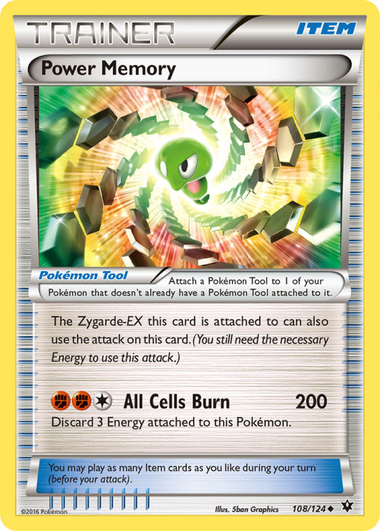 Power Memory 108/124 XY Fates Collide