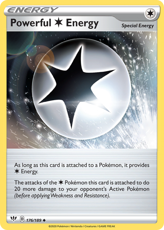 Powerful Colorless Energy 176/189 Sword & Shield Darkness Ablaze