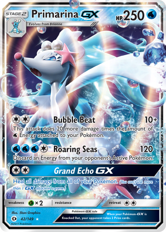 Primarina-GX 42/149 Sun & Moon Sun & Moon