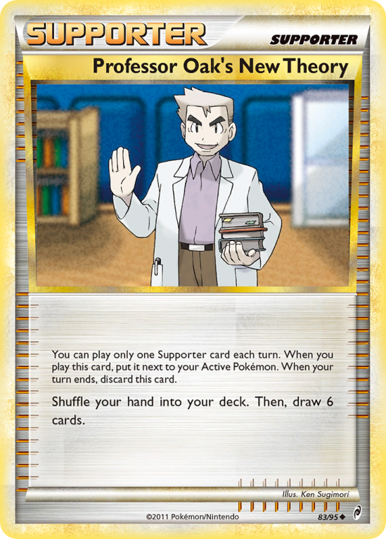 Professor Oak's New Theory 83/106 HeartGold & SoulSilver Call of Legends