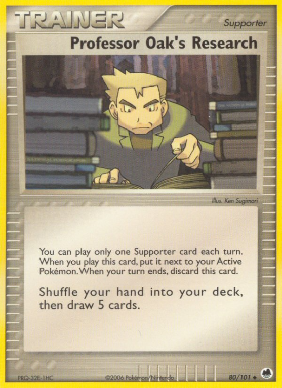 Professor Oak's Research 80/101 EX Dragon Frontiers
