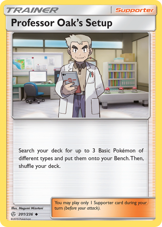 Professor Oak's Setup 201/236 Sun & Moon Cosmic Eclipse