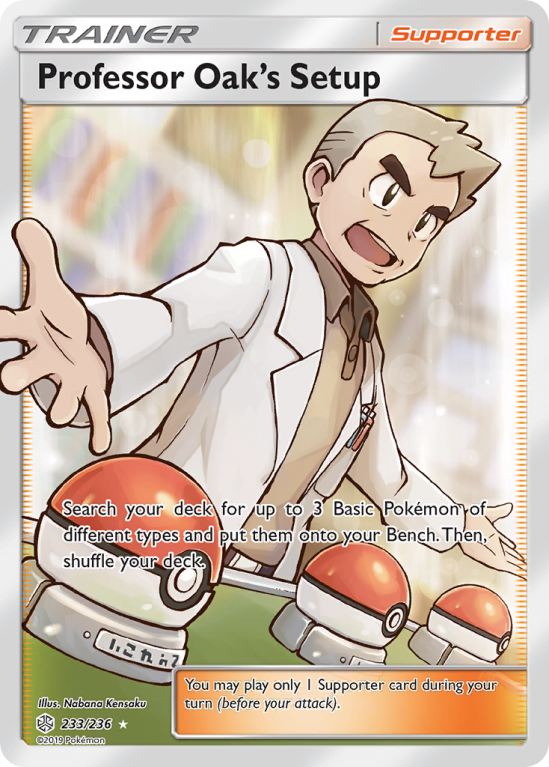 Professor Oak's Setup 233/236 Sun & Moon Cosmic Eclipse