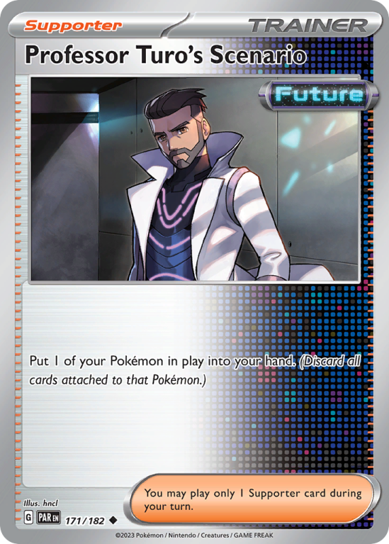 Professor Turo's Scenario 171/182 Scarlet & Violet Paradox Rift