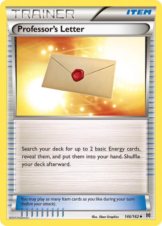 Professor's Letter 146/162 XY BREAKthrough