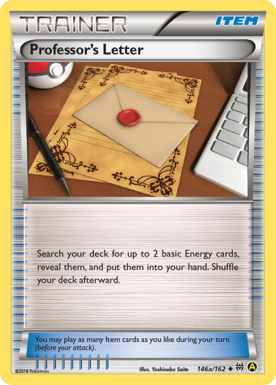 Professor's Letter 146a/162 XY BREAKthrough