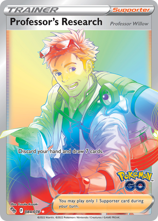 Professor's Research 84/78 Sword & Shield Pokémon GO
