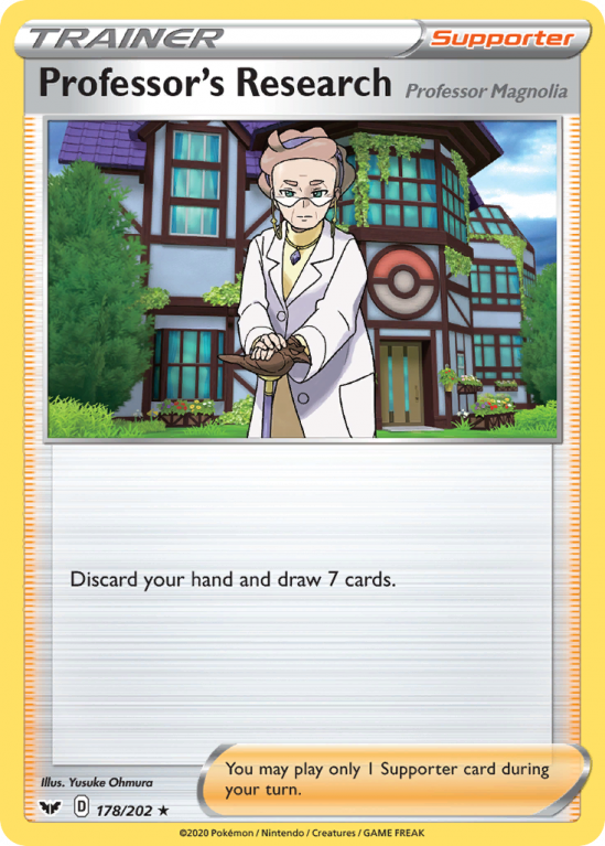Professor's Research (Professor Magnolia) 178/202 Sword & Shield Sword & Shield