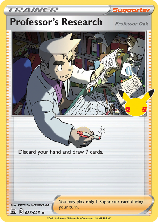 Professor’s Research (Professor Oak) 23/25 Sword & Shield Celebrations
