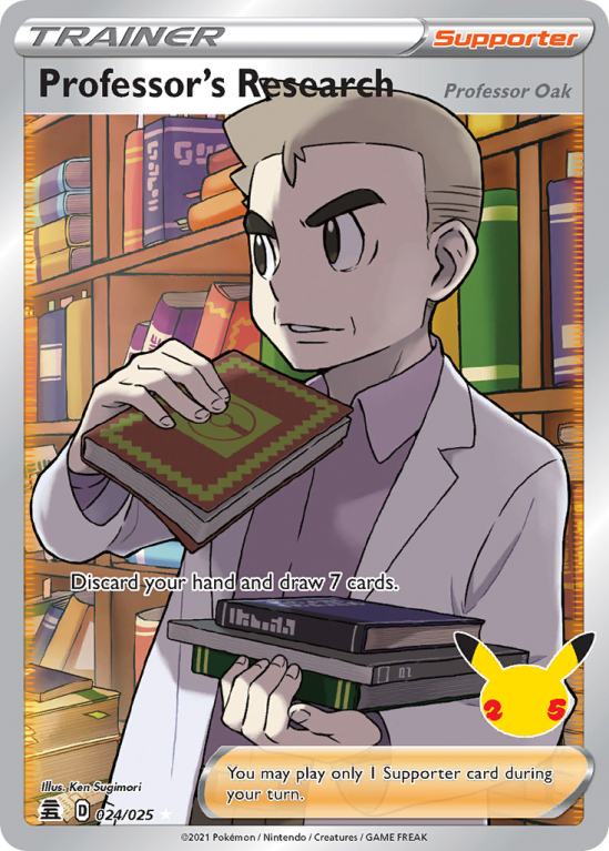 Professor’s Research (Professor Oak) 24/25 Sword & Shield Celebrations