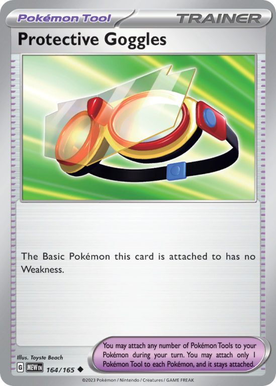 Protective Goggles 164/165 Scarlet & Violet 151