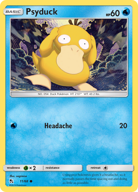 Psyduck 11/68 Sun & Moon Hidden Fates