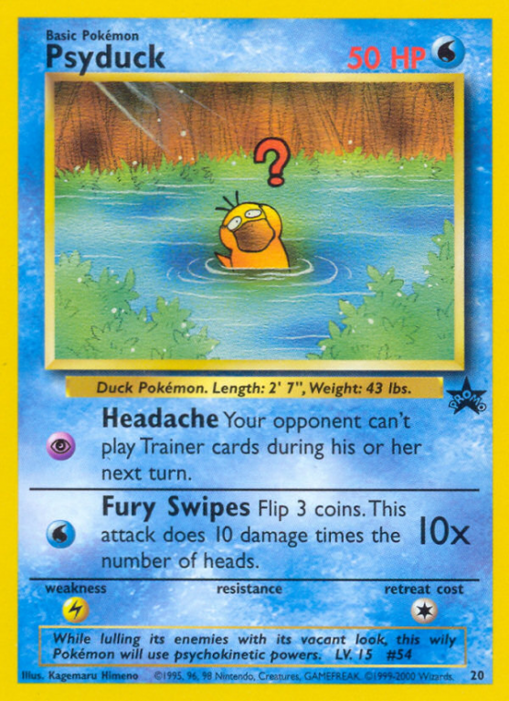 Psyduck 20/53 Base Wizards Black Star Promos