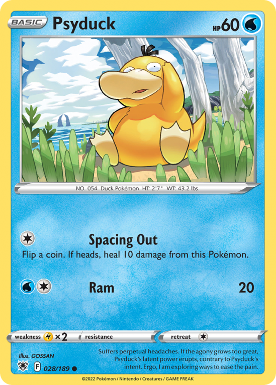 Psyduck 28/189 Sword & Shield Astral Radiance