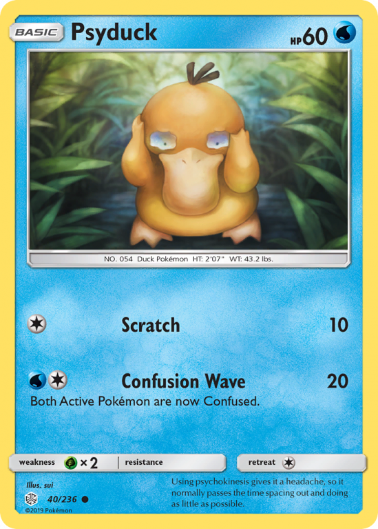 Psyduck 40/236 Sun & Moon Cosmic Eclipse