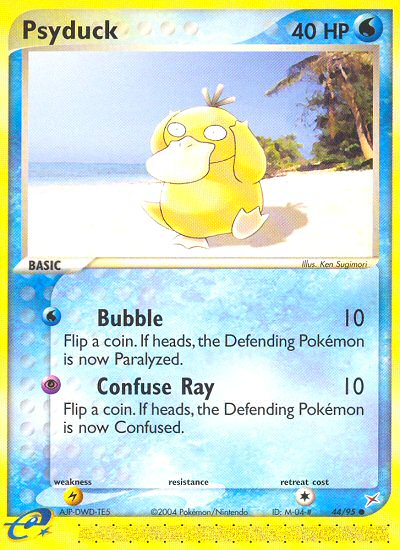 Psyduck 44/95 EX Team Magma vs Team Aqua