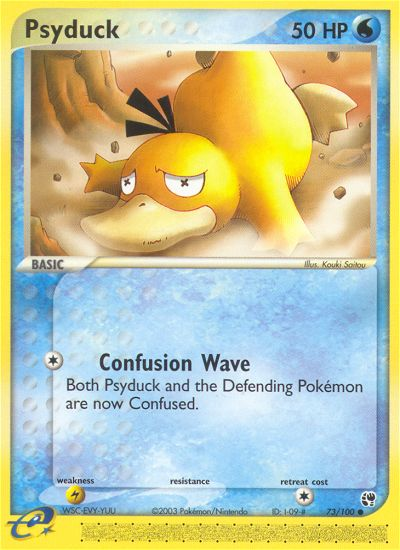 Psyduck 73/100 EX Sandstorm