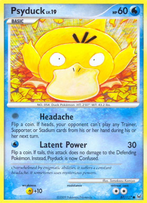 Psyduck 87/127 Platinum Platinum