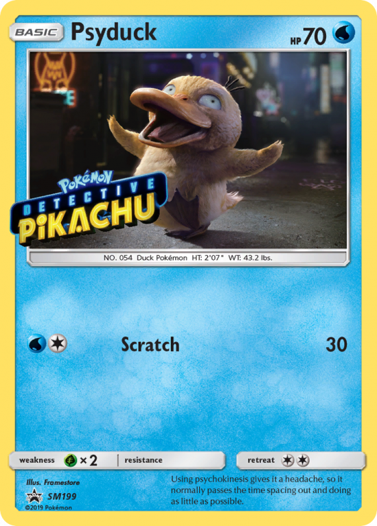 Psyduck SM199/156 Sun & Moon SM Black Star Promos