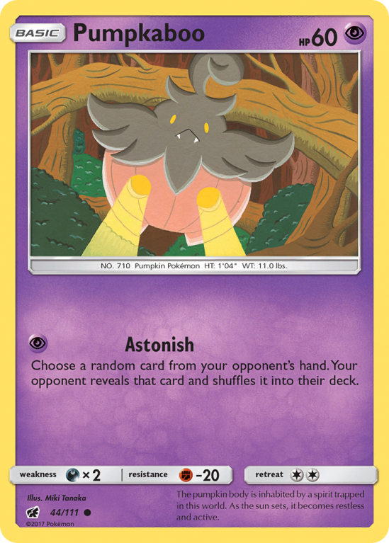 Pumpkaboo 44/111 Sun & Moon Crimson Invasion